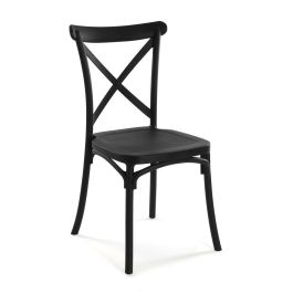 Silla Versa Negro 43 x 88 x 43 cm (4 Unidades)