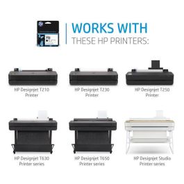 HP Tinta Negro Designjet T200 - T600 - Nº 712 Alta Capacidad