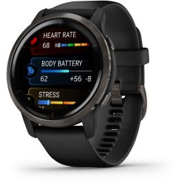 Garmin Venu 2 Smartwatch GPS 45mm, Reloj Inteligente Fitness con Música, Pagos y Monitor de Salud, Color Negro