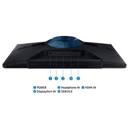 Samsung Monitor Gaming Odyssey G3 S24DG300EU 24" Full HD 180Hz 1ms VA Regulable en altura Negro LS24DG300EUXEN