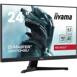 IIYAMA G2470HSU-B6 Monitor Gaming para PC 24 Pulgadas IPS Full HD 1920x1080 180Hz 0.2ms HDMI DisplayPort Negro