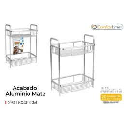 Confortime Estantería Baño 2 Bandejas 29 x 18 x 40 cm (4 Unidades) Precio: 73.89000036. SKU: S2202491