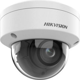 Hikvision Cámara IP Minidomo 8MP 4K DarkFighter 2.8-12mm IR40m WDR IP67 IK10 con Audio y Alarma PoE