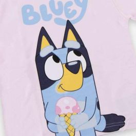 Cerdá Camiseta Corta Niña Bluey Manga Corta, 4 Años, Jersey Single, Color Light Pink