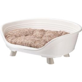 Ferplast FER8010690210070 Cesta TRONO 6 con cojín relax Blanco