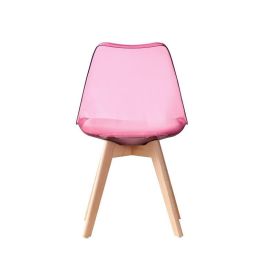 Silla Urban DKD Home Decor Rosa Blanco 47 x 81 x 54 cm (4 Unidades)