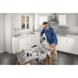 BOSCH Taladro percutor inalámbrico PSB Ergo 18 LI-2 con 2 baterías