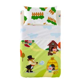 Juego de Sábanas HappyFriday Mr Fox Piggys Multicolor Cuna de Bebé 2 Piezas Precio: 23.78999997. SKU: B1AQRQYQDE