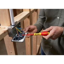 STANLEY FATMAX XTHT0-62692 Juego de 5 Destornilladores para Electricista - Aislados Slim 1000V, Phillips y Tester