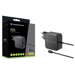 Conceptronic Cargador Pared USB Tipo C OZUL05BE 100W PD GaN Cable USB-C 180cm Negro