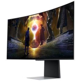 Monitor Gaming Ultrapanorámico Curvo Samsung G8 Odyssey OLED S34DG850SU 34"/ WQHD/ 0.03ms/ 175Hz/ Multimedia/ Regulable en Altura/ Plata Monitor Gaming Ultrapanorámico Curvo Samsung G8 Odyssey OLED S34DG850SU 34"/ WQHD/ 0.03ms/ 175Hz/ Multimedia/ Regulable en Altura/ Plata