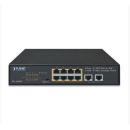 Planet FSD-1008HP Switch 8 Puertos PoE 10/100TX 802.3at + 2 Puertos 10/100TX 120W