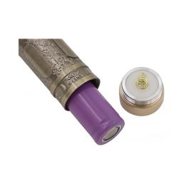 Thulos TH-CP112 Cortapelos Estilo Vintage, Cuerpo de Metal y Cuchilla de Acero de Carbono, Recortadora de Barba y Pelo Profesional Recargable