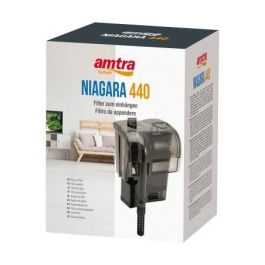 Nayeco Filtro Niagara 440 L con Triple Filtración Mecánica Química Biológica, Bomba Silenciosa y Cascada Oxigenante para Acuario