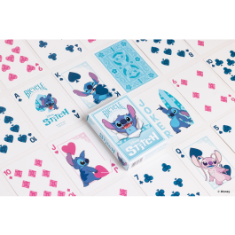 Bicycle Baraja de Cartas Disney Stitch 6+ Años, Coleccionismo, Magia, Poker, Cardistry, Fournier