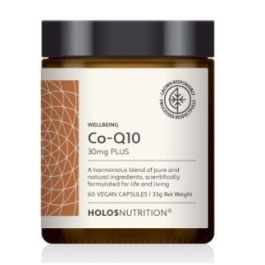HOLOSNUTRITION Coenzima Q10 Plus 30mg 60 Cápsulas veganas para salud cardiovascular y energía Precio: 31.5000004. SKU: B18X39RJ3X
