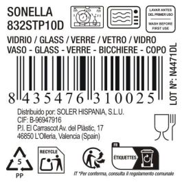 La Mediterranea Vaso Alto Sonella 430 cc Morado