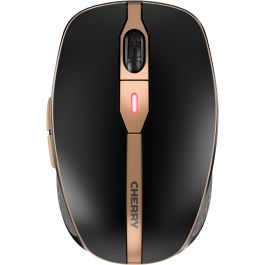 Cherry DW 9100 SLIM, Teclado Inalámbrico RF + Bluetooth QWERTZ Suizo Negro con Ratón Óptico, AES, USB-C