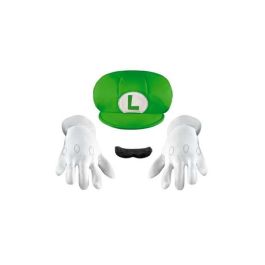 Disfraz infantil nintendo super mario kit luigi Disfraz infantil nintendo super mario kit luigi