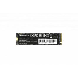 Verbatim Vi3000 PCIe NVMe M.2 SSD 256GB Gen 3 de Alta Velocidad, hasta 3100 MB/s Lectura y 2200 MB/s Escritura para PC y Laptop