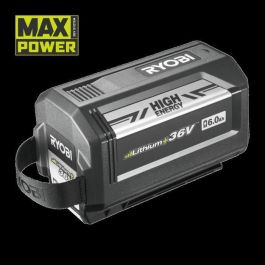 Ryobi RY36B60A Batería de litio+ 36 V 6,0 Ah de alta energía MAXPOWER Ryobi RY36B60A Batería de litio+ 36 V 6,0 Ah de alta energía MAXPOWER