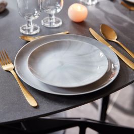 Plato Postre Opal Diwali Granit Marb Luminarc 19 cm