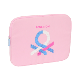 Funda para Portátil Benetton Pink Rosa 15,6'' 39,5 x 27,5 x 3,5 cm Precio: 9.5000004. SKU: B1GKZ79T6C
