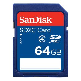 Sandisk Tarjeta de Memoria SDXC 64GB Clase 4 200 MB/s Resistente a Golpes y Agua Azul Precio: 52.5000003. SKU: S7819124