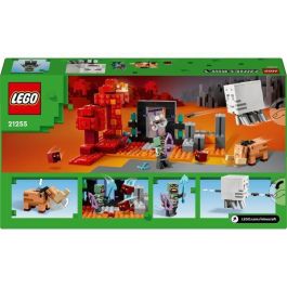 LEGO 21255 Minecraft Nether Portal Ambush, Juguete de Construcción con Escenas de Batalla, Minifiguras y Figura de Hoglin LEGO 21255 Minecraft Nether Portal Ambush, Juguete de Construcción con Escenas de Batalla, Minifiguras y Figura de Hoglin