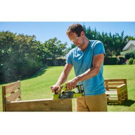 Ryobi R18PL-0 Akku-Hobel - Cepilladora Eléctrica a Batería, Profundidad de Corte 1.6 mm, Ancho 8.2 cm, 11000 RPM