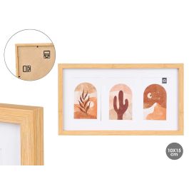 Marco 3 Fotos 10X15 Efecto Bambu Giftdecor (12 Unidades) Precio: 41.50000041. SKU: B12NNWZRE7