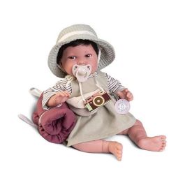 Muñeca recíen nacida pipa exploradora 42 cm cuerpo tela Muñeca recíen nacida pipa exploradora 42 cm cuerpo tela