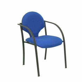 PIQUERAS Y CRESPO Pack 2 sillas Hellin chasis negro bali azul Precio: 198.69000052. SKU: S5703605