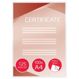 GBC Bolsas de Plastificar Autoadhesivas A4 2x125 Micras, Brillo, 100 Unidades para Carteles Profesionales Precio: 68.68999995. SKU: B19VPNRJKF