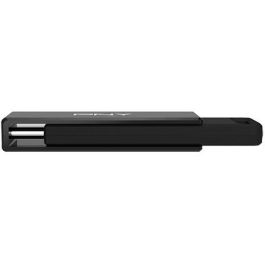 PNY Elite-X 128GB USB 3.2 Tipo C 200MB/s Unidad Flash Giratoria Negra
