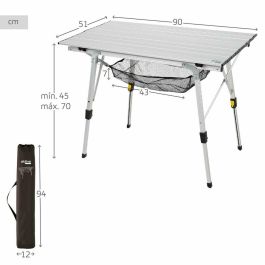 Mesa Plegable Aktive 90 x 70 x 51 cm Mesa Plegable Aktive 90 x 70 x 51 cm