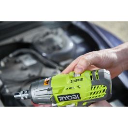 Ryobi R18IW3-0 ONE+ Destornillador de impacto a batería 18V, Par 400 Nm, velocidad 3200 RPM, portapuntas 1/4"