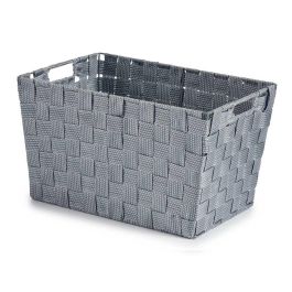 Cesta de Tela Conica con Asas Grande Gris Kipit 25x20.5x35 cm (12 Unidades) Cesta de Tela Conica con Asas Grande Gris Kipit 25x20.5x35 cm (12 Unidades)