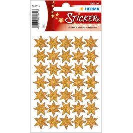 HERMA 3911 - Pegatinas Decorativas Estrellas Doradas Ø16mm, Película Holográfica, Brillo, Autoadhesivas, Universal, Navidad Precio: 12.89000053. SKU: B1AWX5G8WM