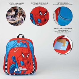 Mochila Escolar Spider-Man Rojo 40 x 37 x 30 cm