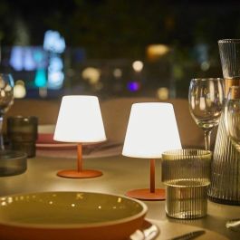 Lumisky LUM3666162006969 Juego de 2 lámparas de mesa inalámbricas TWINS Terracota H16 cm LED