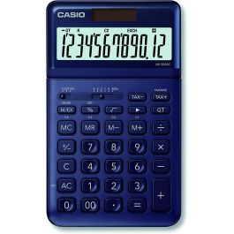 CASIO Calculadora de 12 Dígitos con Ajuste de Pantalla, Azul Oscuro Precio: 12.68999963. SKU: S0369372