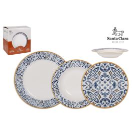Vajilla Santa Clara Villaboa 12Pcs - Stoneware vitrificado, resistente para lavavajillas y microondas (2 Unidades) Precio: 150.4998. SKU: B1E8Z6YE9M
