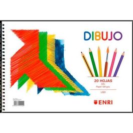 Enri Bloc De Dibujo Espiral Pajarita 20H A4+ 120 gr Liso Microperforado Blanco Precio: 1.50000032. SKU: B153DP9B3R