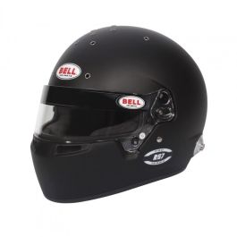 Bell Casco RS7 Negro Mate BL1310B47 FIA8859-2024-SA2020 Talla 58 Compuesto de Carbono, Ventilación Avanzada, Homologado FIA y Snell