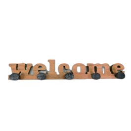 Perchero de Pared Versa Welcome Blanco Madera MDF 4 X 5,5 X 34,5 CM Precio: 4.79000038. SKU: B1B95KR7KW