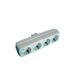 Multiconector 4 tomas 2p + t 16 a 250 v blanco (retractilado) Precio: 6.9900006. SKU: B1ATDT9VYR