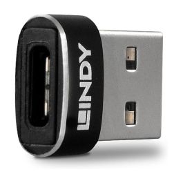 Lindy Adaptador USB 2.0 Low Profile Tipo A a C, 480Mbps