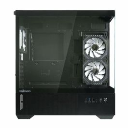 Zalman ZAL8800263650484 Caja PC Semitorre CHRONIX Formato ATX Negra Sin Fuente de Alimentación