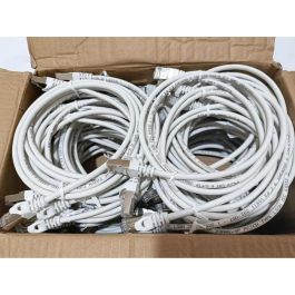 Equip 635510 Patchkabel Cat6 S/FTP 2xRJ45 1.00m Blanco LSZH (40 unidades) - Cable de Red Gigabit Ethernet con PoE+